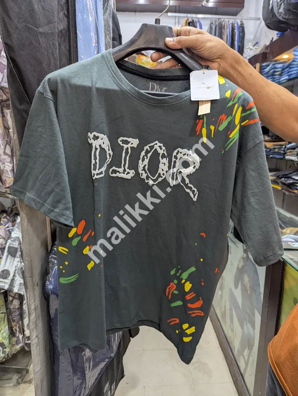 gray Drop Shoulder T Shirt