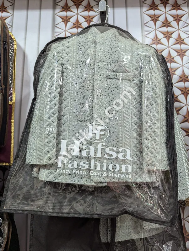 Kids Gray Colour Prince Coat