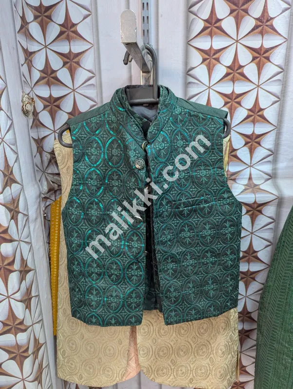 Kids Green Waist coat