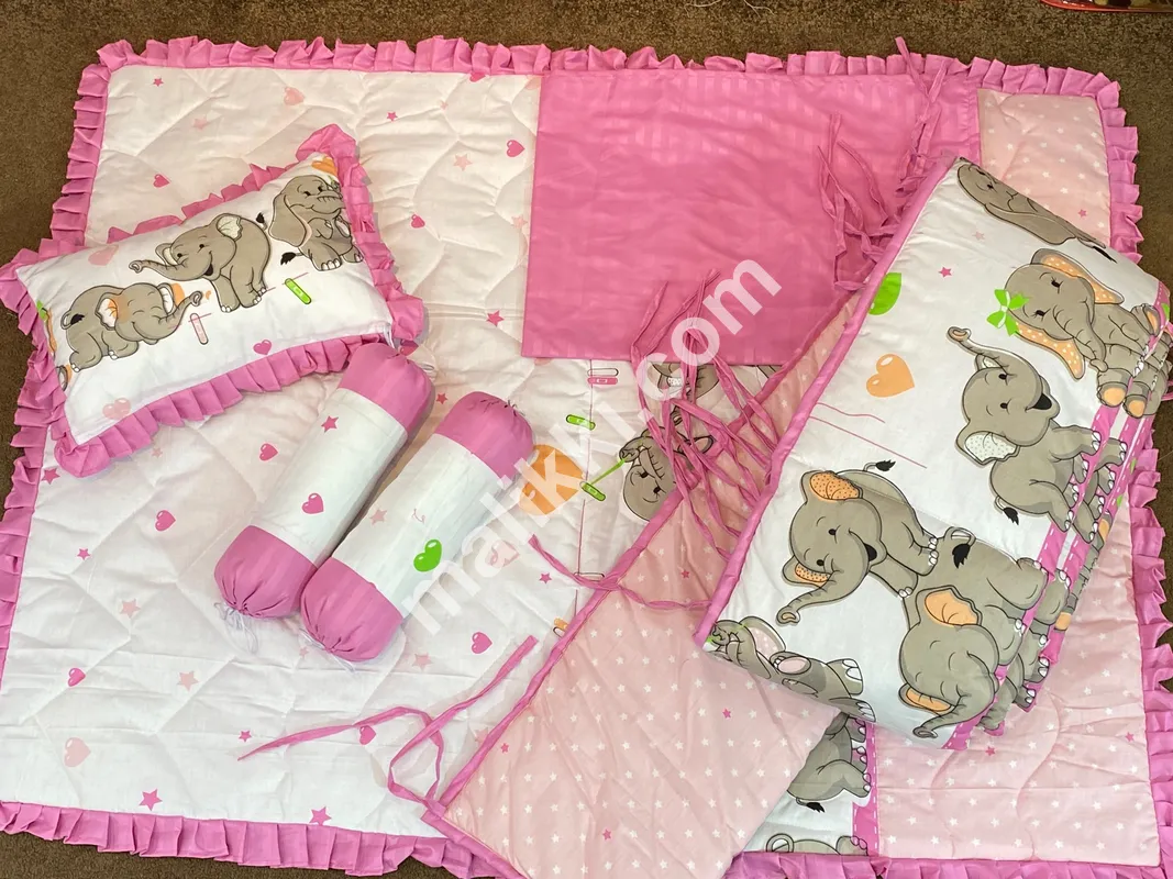 Baby Cot Set- 6 Pieces set