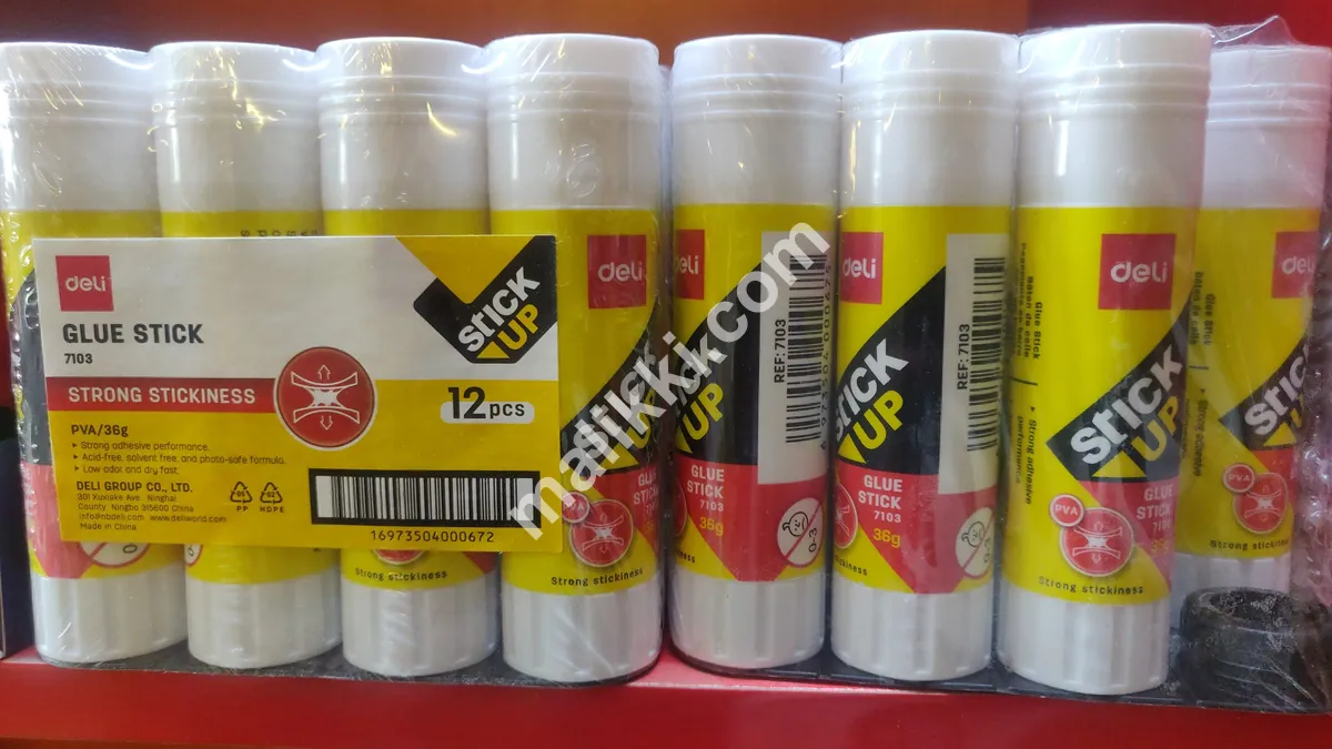 Deli Stick Up Glue Stick 12 Pcs