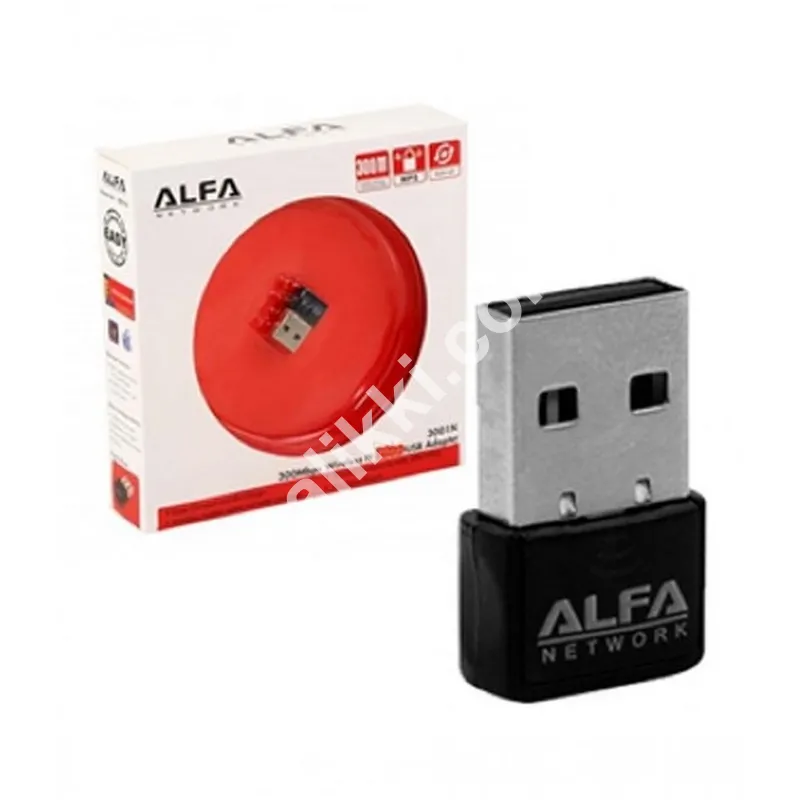 Alfa Mini Usb Wifi Adapter | 300mbps Wireless Lan Card For Computer & Laptop | Best Wireless Adapter free delivery