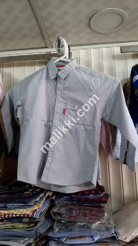 Gray Color little Kid's Shirt
