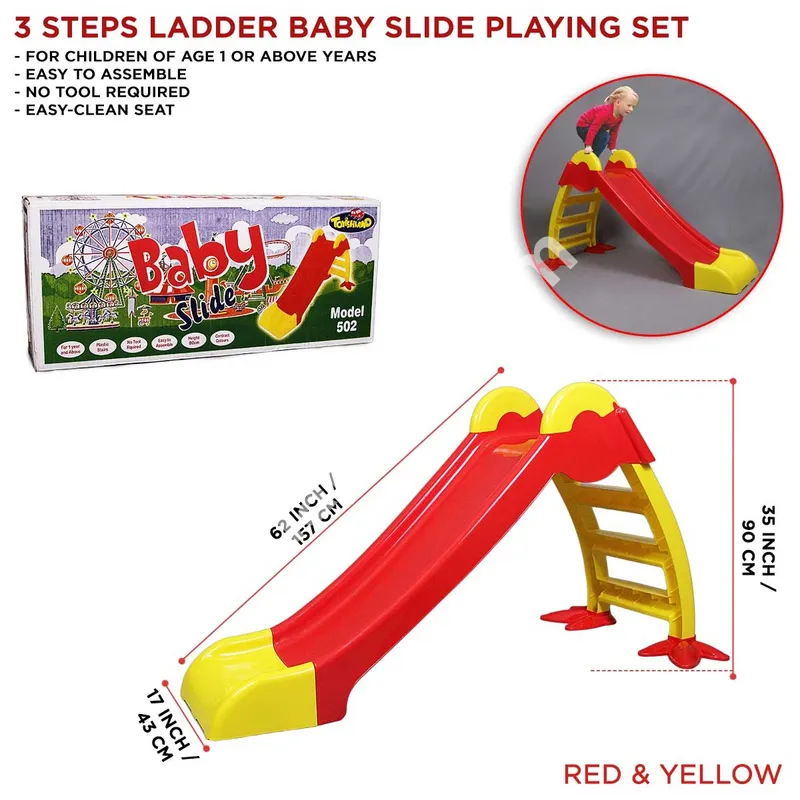 3 Steps Ladder Baby Slide Playing Set available for Sale
