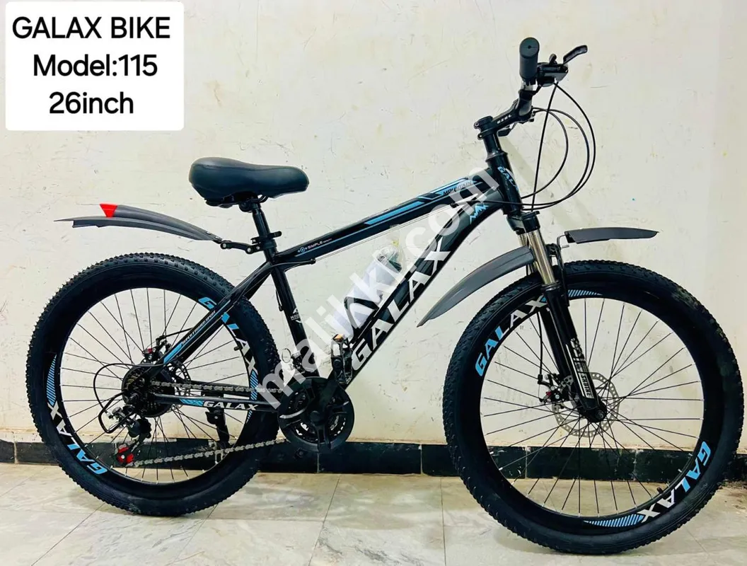 Galaxy Bicycle | Model 115 | Black Color | Size 26 Inch 