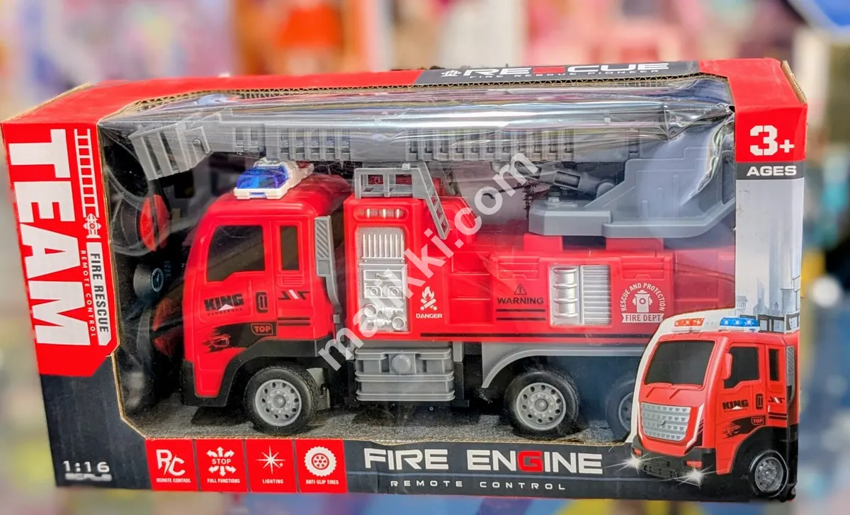 Remote Controlled Fire Brigade Truck for Kids