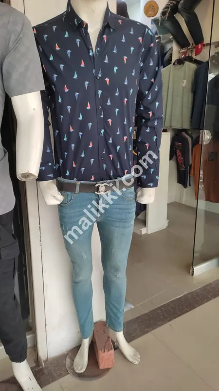 Cotton Printed TShirt And Denim Jeans