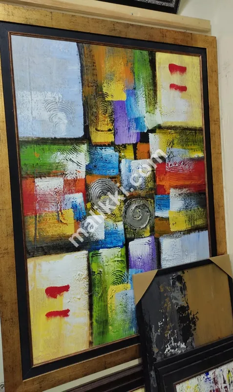Abstract Art Oil Paint Frame For Room 2.5x 3.5 ft