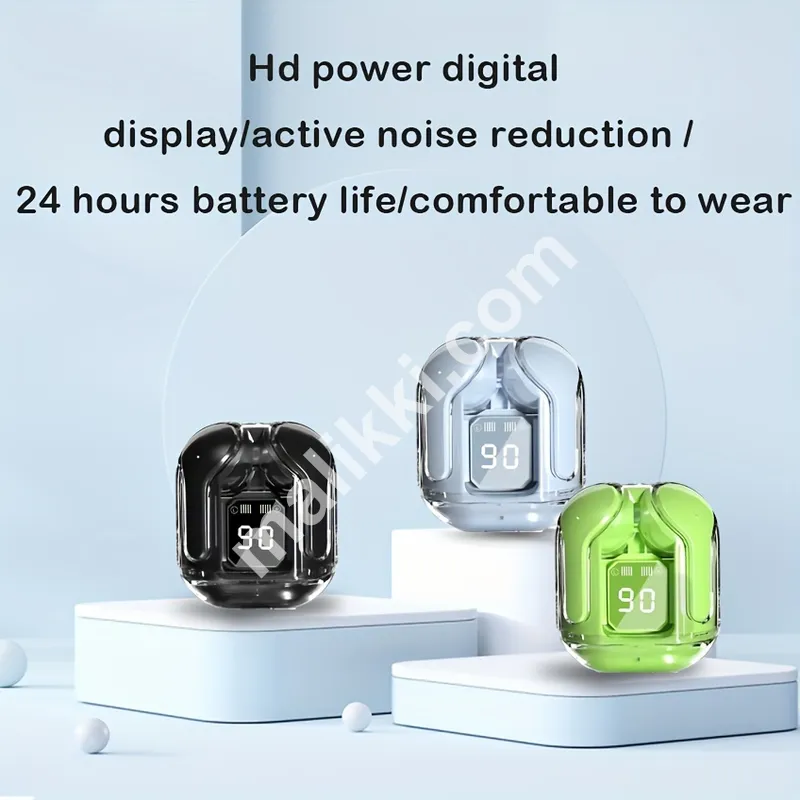 High-fidelity five-color wireless headphones, LED digital power display,