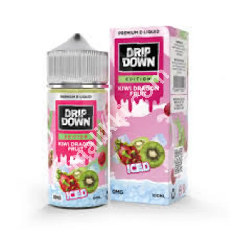 Drip Down Edition Kiwi Dragon Fruit Ice Free Base 6mg (100ml) 1 Piece