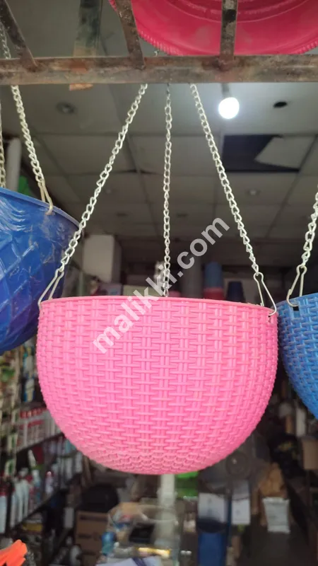 Hanging Flower Pot with Pink Color