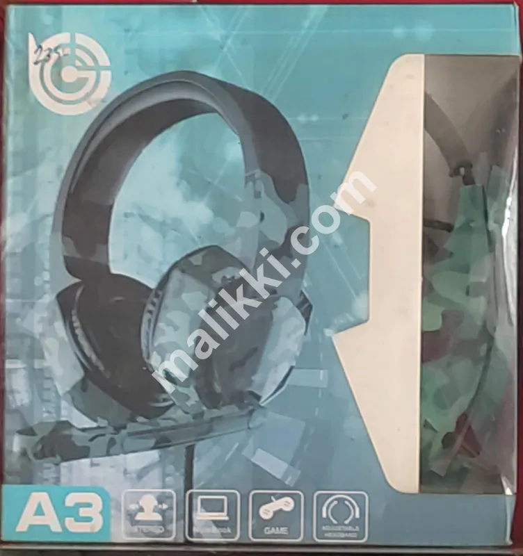 A3 گیمنگ ہیڈ فونز 3.5 ملی میٹر جیک وائرڈ ہیڈسیٹ