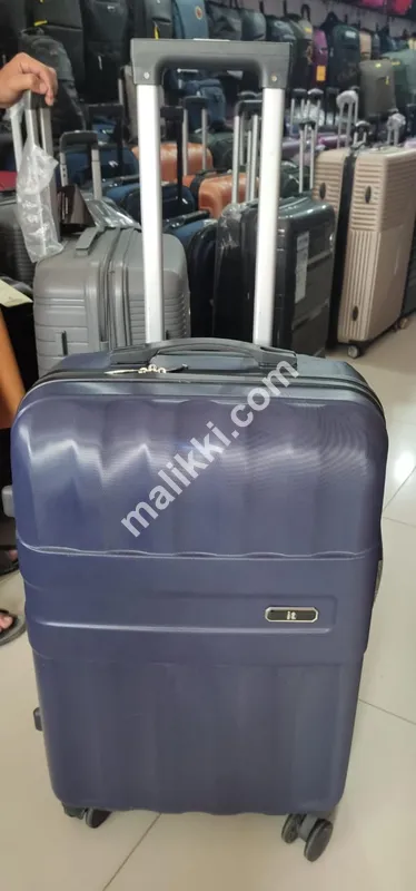 Traveling Blue Suitcase