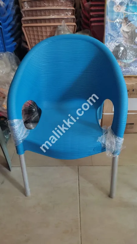 Plastic Chair Light Blue