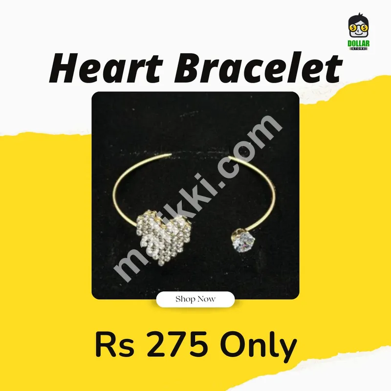 Elegant Heart Bracelet
