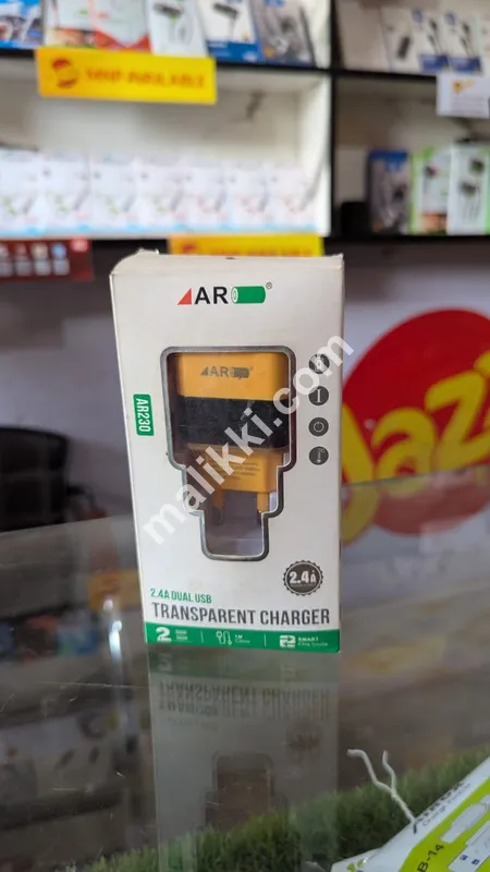 AR 2.4A Dual USB Transparent Charger