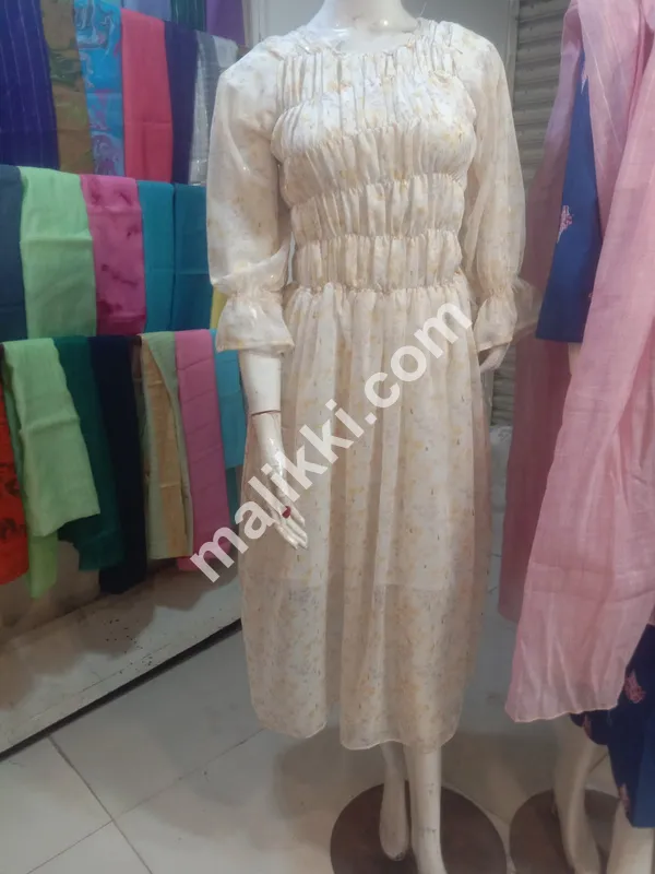 Chiffon 2 Pcs Maxi Dress for Ladies