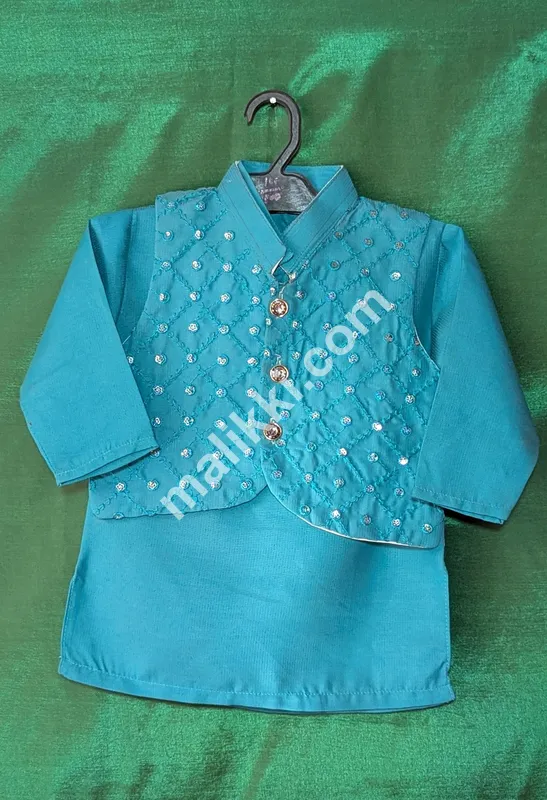 بچوں کی شلوار قمیض بلیو