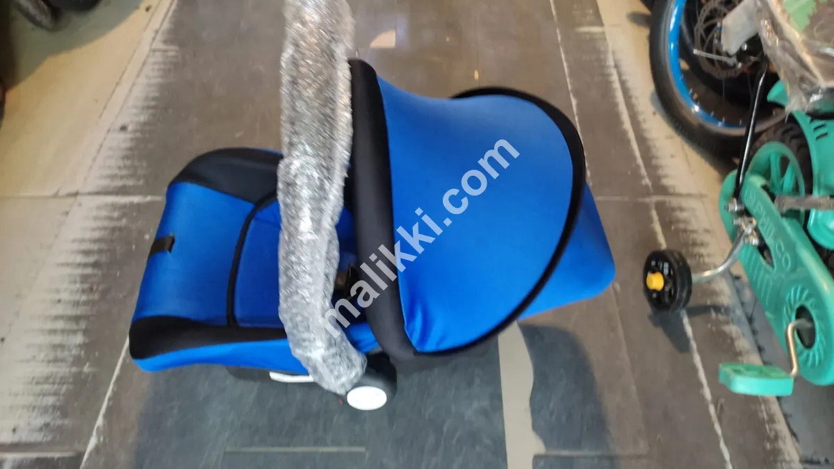 2 in 1 Car Seat Fixable Carry Coat Blue Color