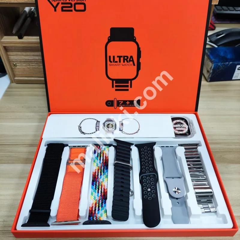Y20 Ultra Smart Watch With 7 Straps