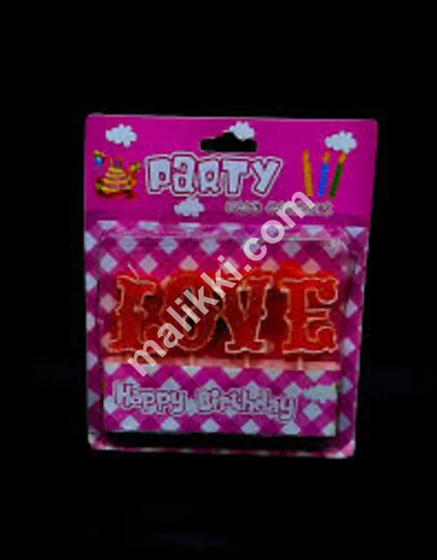 Love Cake Candles (Pink)