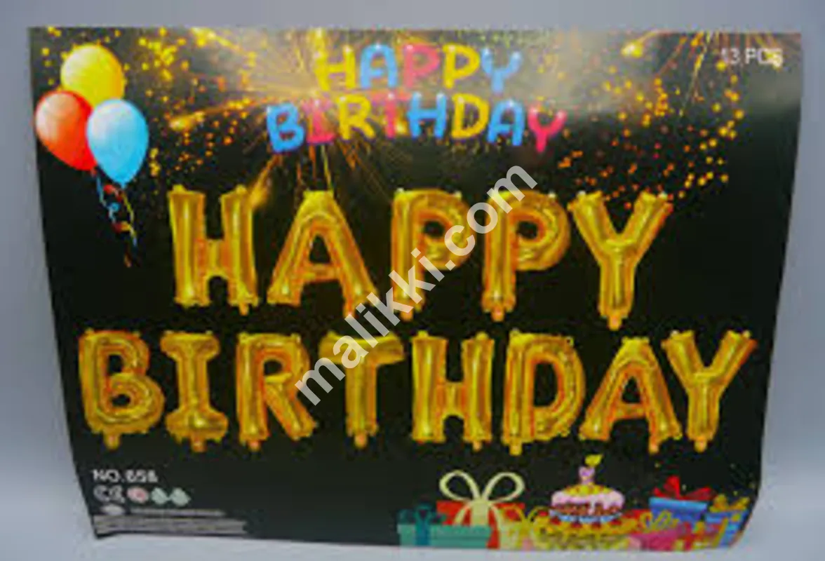 پارٹی ڈیکوریشن ملٹی کلر لیٹر سپلائی کرتی ہے۔