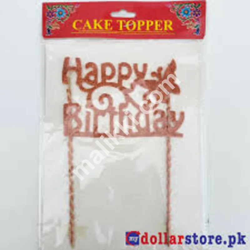 Decorative Butterfly Birthday Cake Topper