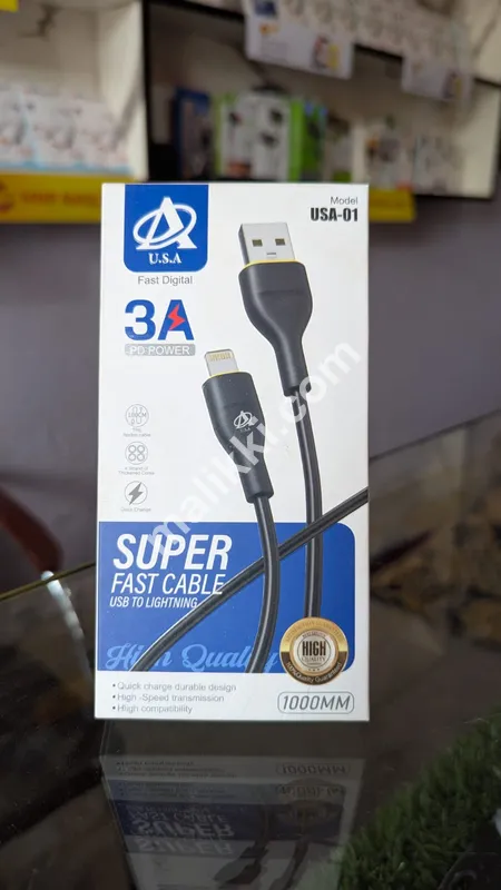 U.S.A 3A Super Fast Cable USA-01