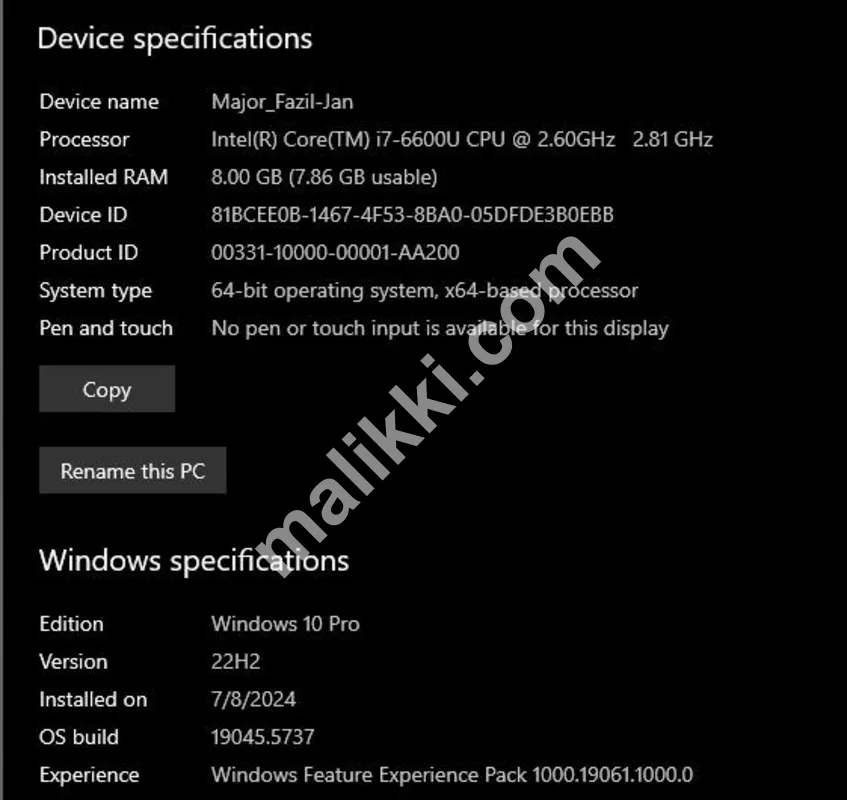 Lenovo T460 Core i7-6th Gen