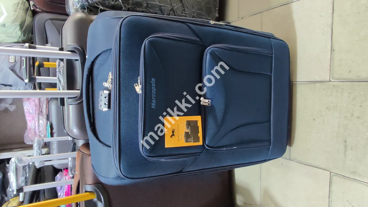 Single Suitcase for Travelling Blue Color Good Quality