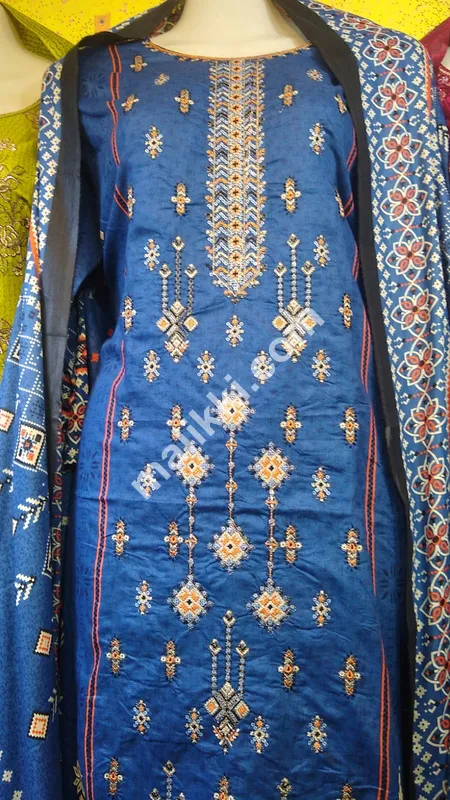 Lawn 3 Pcs Embroidered Dress