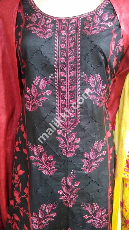 Lawn 3 Pcs Embroidered Dress