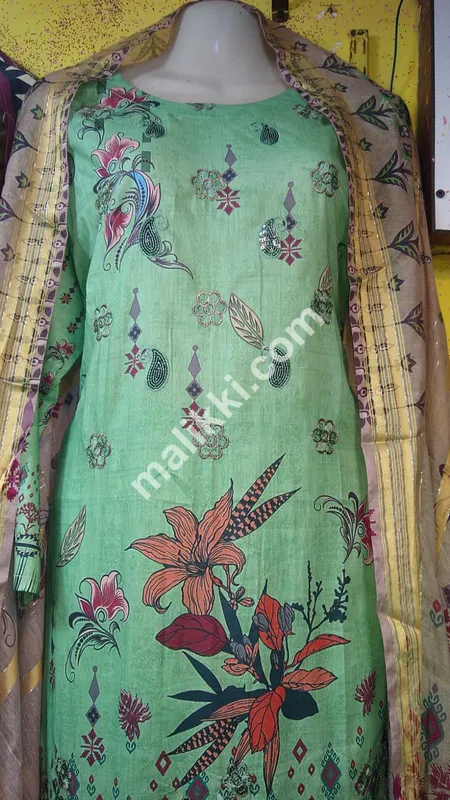 Lawn 3 Pcs Embroidered Dress