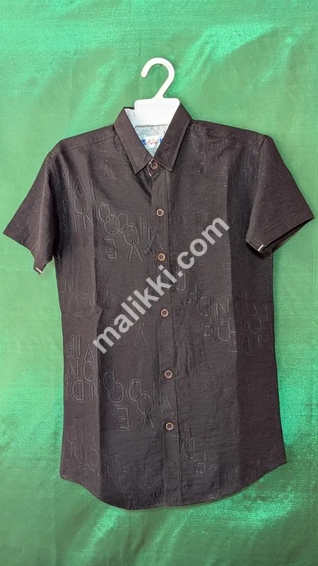Black Half Sleeve Shirt