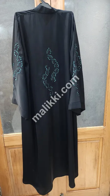 NIDA fabric, back embroidered Abaya