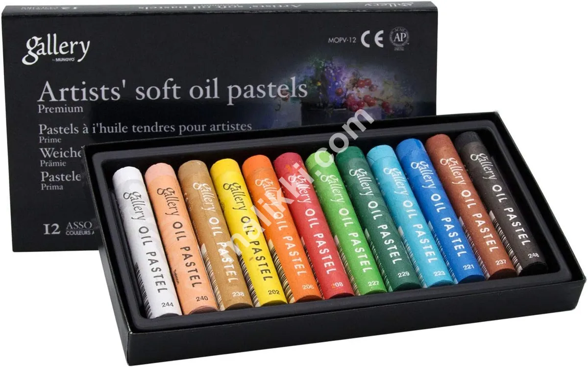 Mungyo Gallery Soft Oil Pastels 12 pcs 