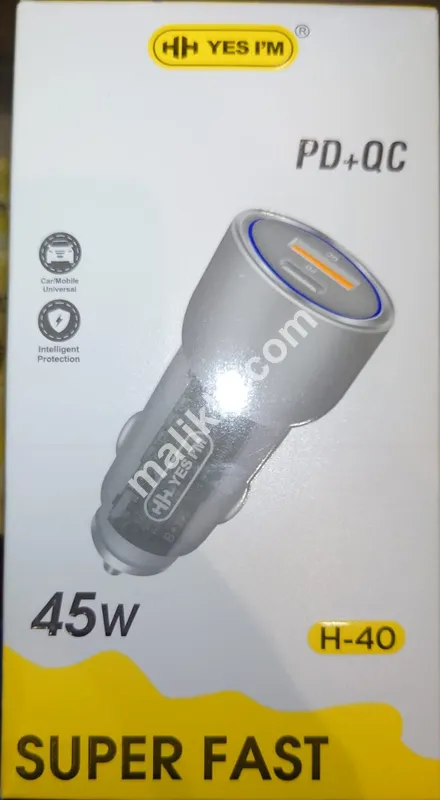 HH  45 PD QC Car Adapter Fast Charging