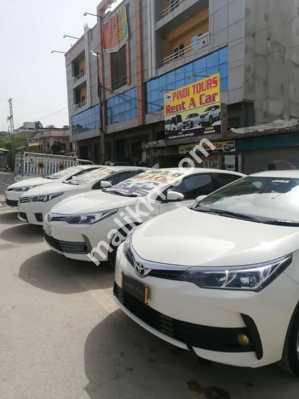 ٹویوٹا کرولا کرایہ پر انٹرسٹی راولپنڈی اسلام آباد