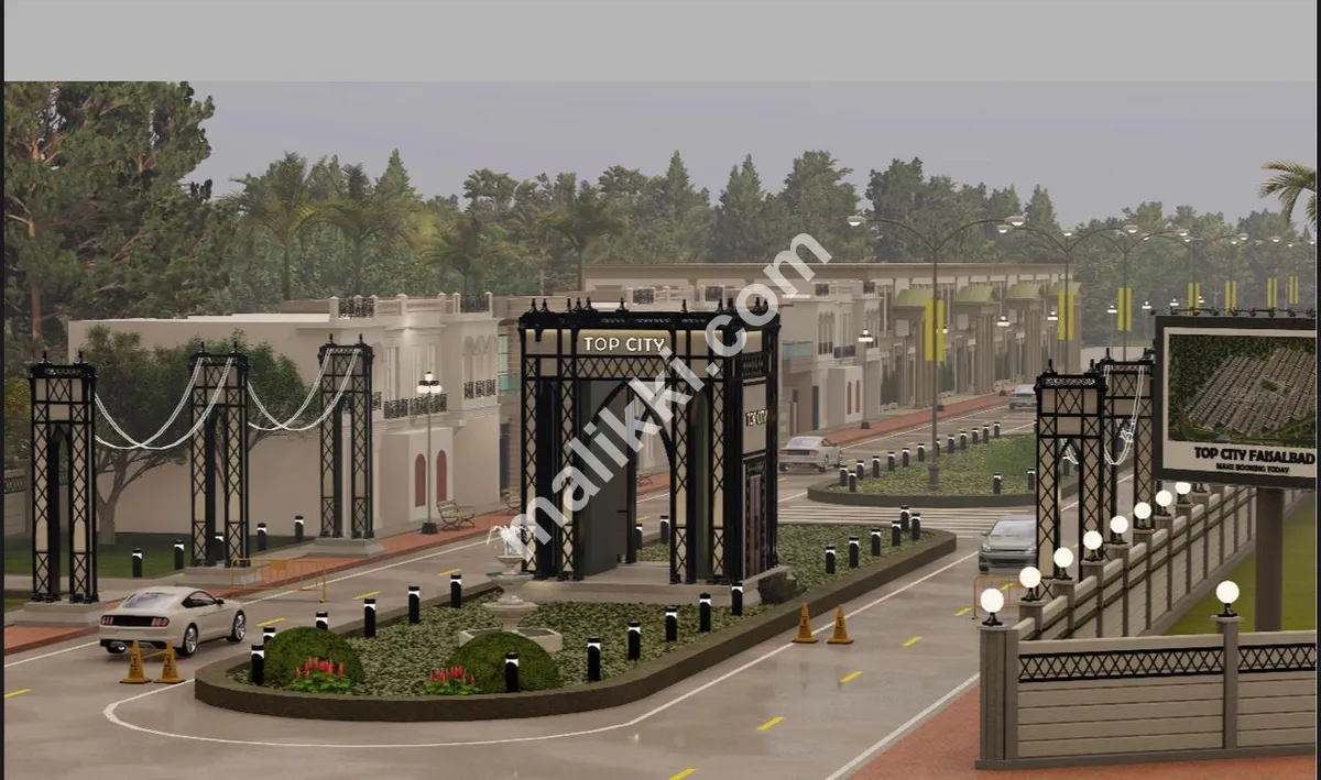 3.5 Marla Plot For Sale in Top City Faisalabad