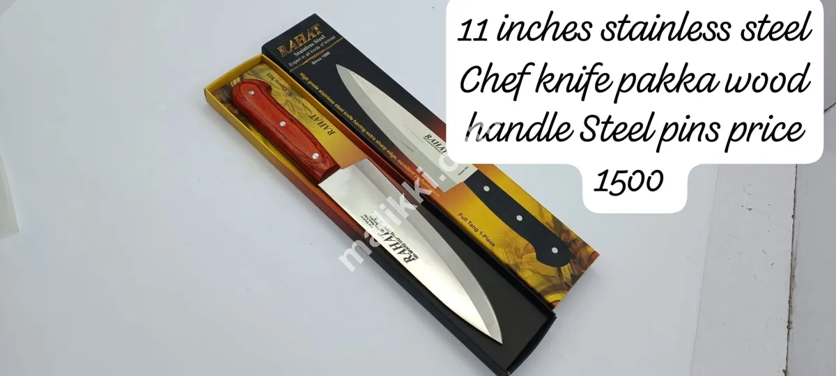 11 inches stainless steel chef Knife