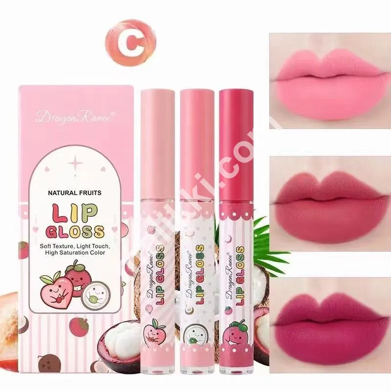 Lip Gloss Pack of Three Different Colors