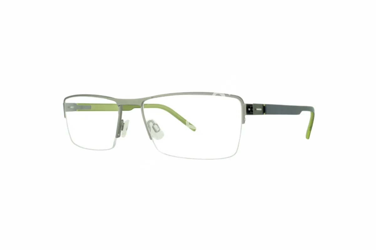 Lighted Half Rimless Metal