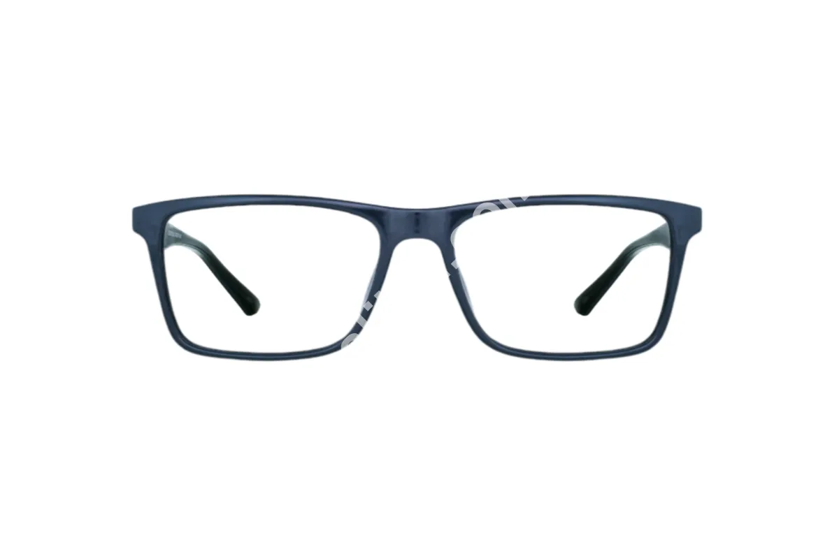 Men plastic square eyeglasses