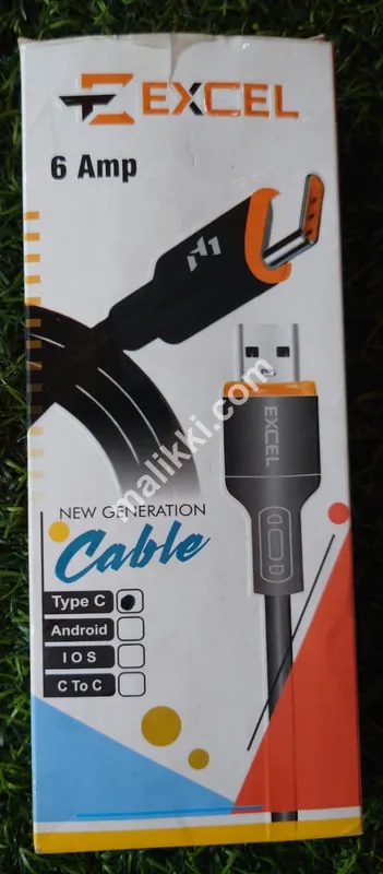 Excel 6 Amp Charging and Data Cable Type C