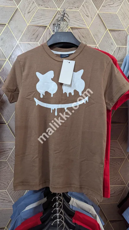 Brown Smile Kids T Shirt