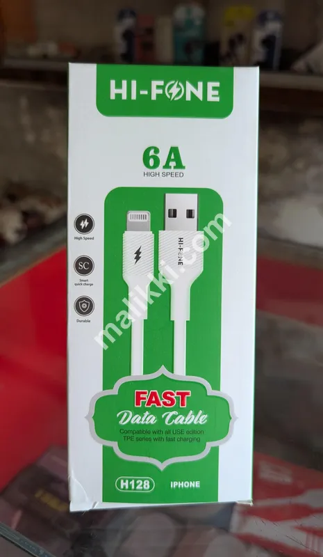 ہائے فون 6 اے فاسٹ ڈیٹا کیبل آئی فون کیبل H128