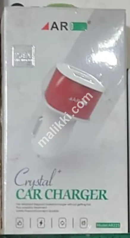 کیبل ٹائپ سی کے ساتھ اے آر کرسٹل کار چارجر