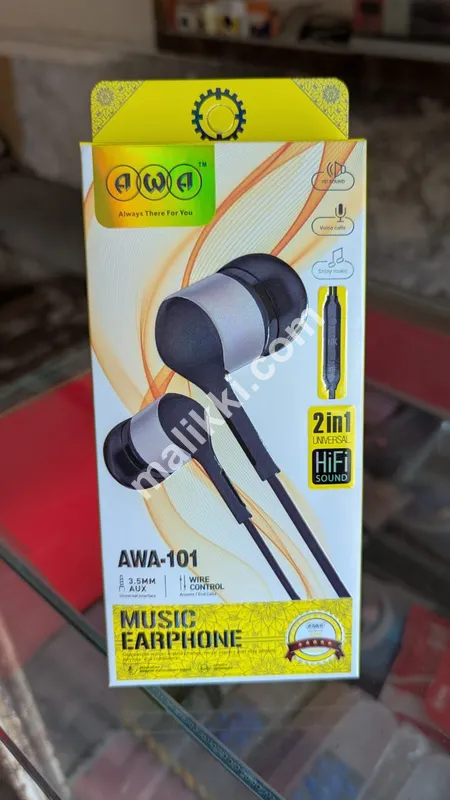 AWA Music Earphone AWA-101 | 2 in 1 Universal HiFi Sound