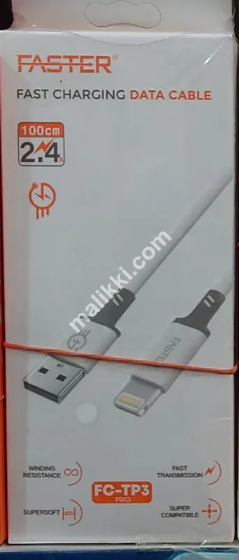 Faster Charging Cable 2.4A 100cm Iphone