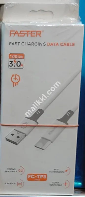 Faster Charging Cable 2.4A 100cm Type C